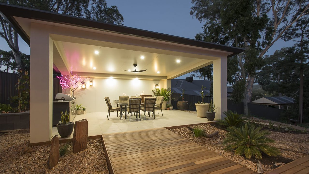 Pavilion built by Creative Outdoors in Blackwood