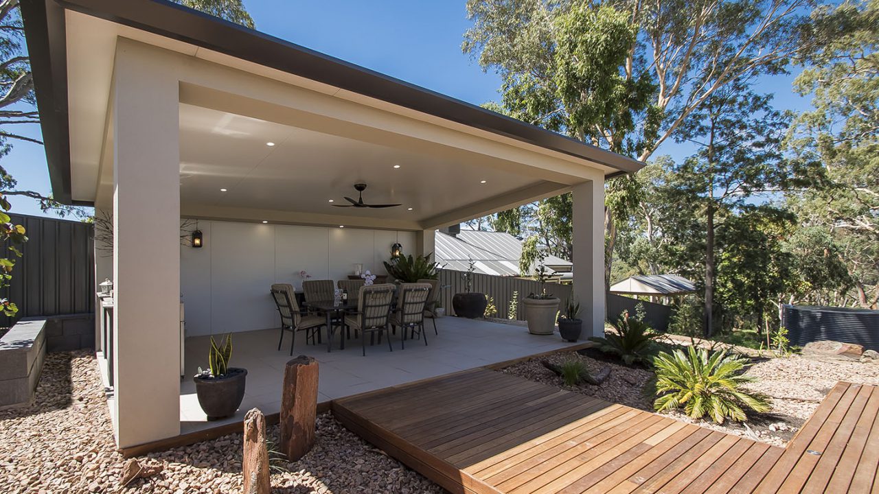 Pavilion built by Creative Outdoors in Blackwood