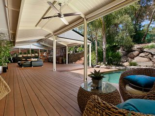 Split Ridge Design Gable Pergola by Creative Outdoors in Tea Tree Gully