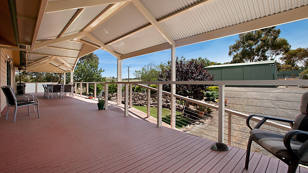 Custom Intersecting Gable Verandah built by Creative Outdoors in Greenock